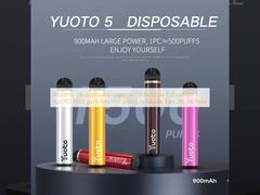 Nicotine 5% wegwerp vape pen Groothandel E-sigaret YUOTO 1500 puffs 6ml Warm te koop in het Midden-Oosten 2% 5% Nieuw