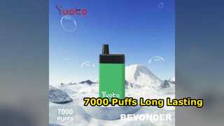 Yuoto Beyonder 7000 Puffs oplaadbaar apparaat